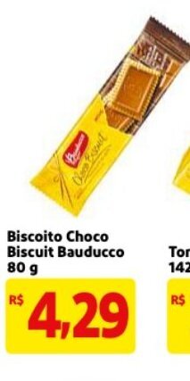 Biscoito Choco Biscuit Bauducco 80g