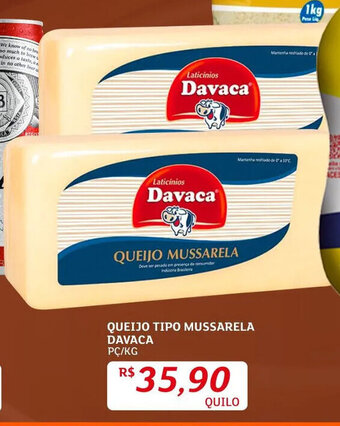 Assaí Atacadista Queijo Tipo Mussarela Davaca oferta