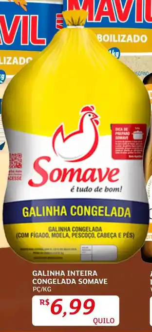 Galinha Inteira Congelada Somave 1kg