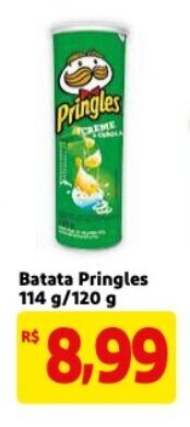 Mercado Extra Batata Pringles 114g/120g oferta