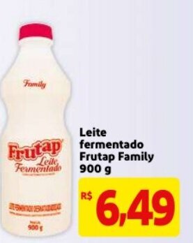 Mercado Extra Leite Fermentado Frutap Family 900g oferta
