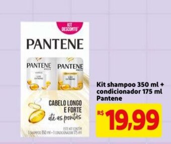 Mercado Extra Kit Shampoo 350ml + Condicionador 175ml Pantene oferta