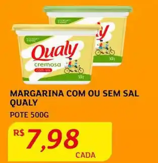 Assaí Atacadista Margarina com ou sem sal Qualy 500g oferta