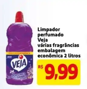 Mercado Extra Limpador Perfumador Veja varias Fragrancias embalagem economica 2L oferta
