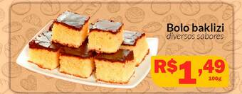 Supermercados Baklizi Bolo Baklizi Diversos Sabores oferta