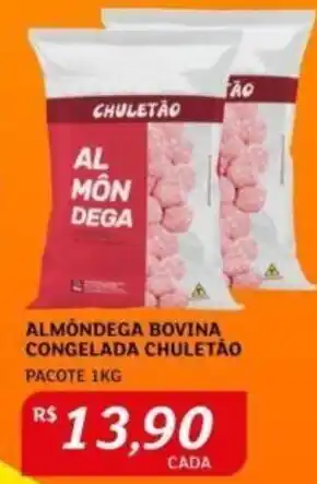 Assaí Atacadista Almôndega Bovina congelada Chuletão 1kg oferta