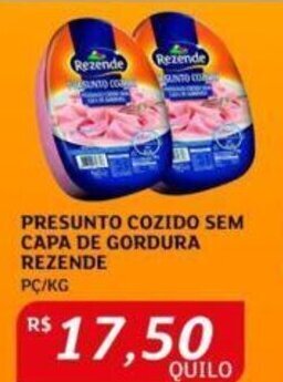 Assaí Atacadista Presunto cozido sem capa de gordura Rezende 1kg oferta