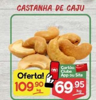 Supermercados Princesa Castanha de cajú oferta