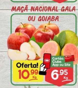 Supermercados Princesa Maçã nacional gala ou goiaba oferta