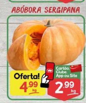 Supermercados Princesa Abóbora sergipana oferta