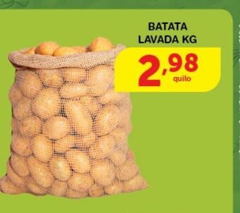 Roldão Batata lavada kg oferta