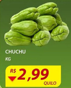 Assaí Atacadista Chuchu 1kg oferta