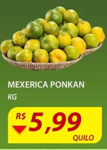 Mexerica Ponkan 1kg