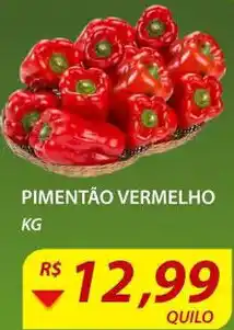 Assaí Atacadista Pimentão Vermelho 1kg oferta