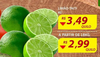 Assaí Atacadista Limão Tahiti 1kg oferta