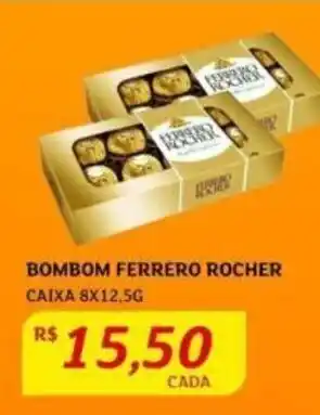 Assaí Atacadista Bombom Ferrero Rocher 8x12.5g oferta