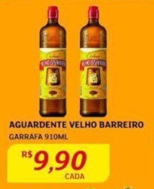 Assaí Atacadista Aguardente Velho Barreiro 910ml oferta