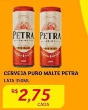 Assaí Atacadista Cerveja Puro Malte Petra 350ml oferta