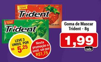 Shibata Supermercados Goma De Mascar Trident 8g oferta