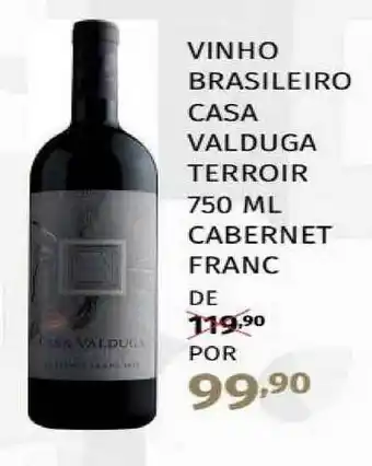 Super Nosso Vinho Brasileiro Casa Valduga Terroir Cabernet Franc 750ml oferta