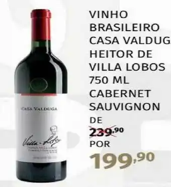 Vinho Brasileiro Casa Valduga Heitor De Villa Lobos Cabernet Sauvignon 750ml