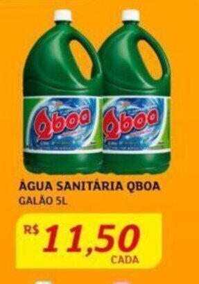 Assaí Atacadista Água Sanitária Qboa 5L oferta