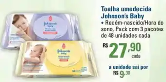 Sam's Club Toalha umedecida Johnson's Baby oferta