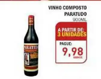 Decisão Atacarejo Vinho Composto Paratudo 900ml oferta