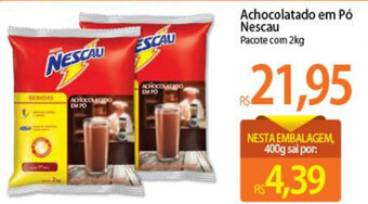 Atacadão Achocolatado em po Nescau 2kg oferta
