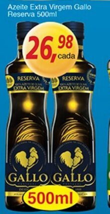 Supermercados Guanabara Azeite Extra Virgem Gallo Reserva 500ml oferta