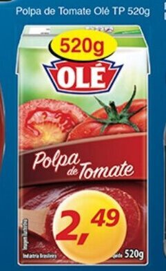 Supermercados Guanabara Polpa de Tomate Ole Tp 520g oferta
