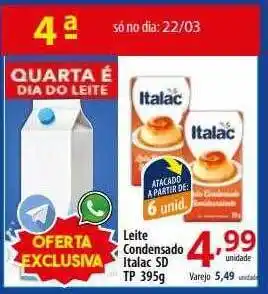 Akki Atacadista Leite condensado italac sd oferta