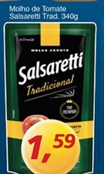 Molho de Tomate Salsaretti Tradicional 340g