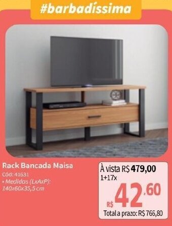 Rack bancada Maisa