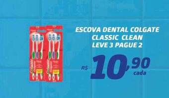 Bahamas Supermercados Escova dental colgate classic clean leve 3 pague 2 oferta