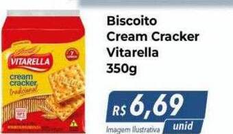 Hiper Moreira Biscoito cream cracker vitarella oferta