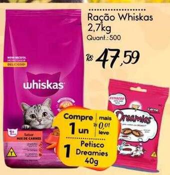Giassi Supermercados Ração whiskas oferta