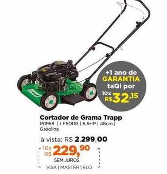 Lojas TaQi Cortador de grama trapp oferta