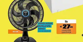 Ventilador repelente arno