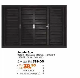 Janela aço