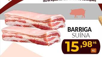 Mercadão Atacadista Barriga suína oferta