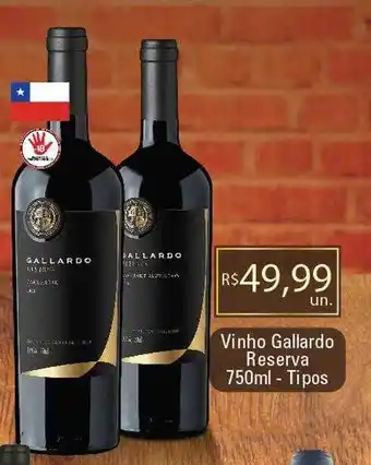 Supermercados Alvorada Vinho gallardo reserva - tipos oferta