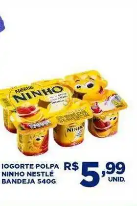 Tatico Iogurte polpa ninho nestlé bandeja oferta