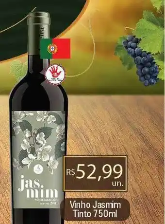 Supermercados Alvorada Vinho jasmim tinto oferta
