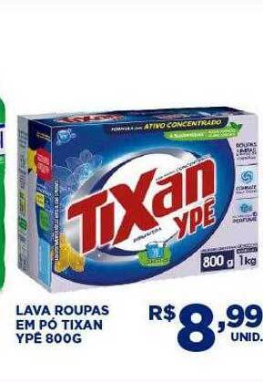 Lava roupas em pó tixan ypê