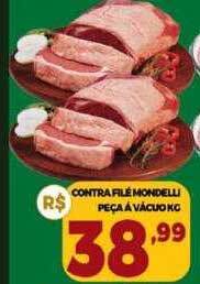 Supermercado Padrão Contra filé mondelli peça á vacuo kg oferta