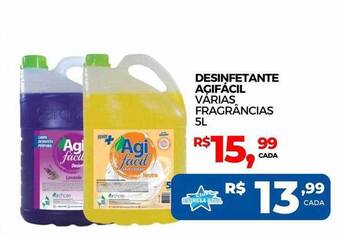 Desinfetante agifácil varias fragrâncias
