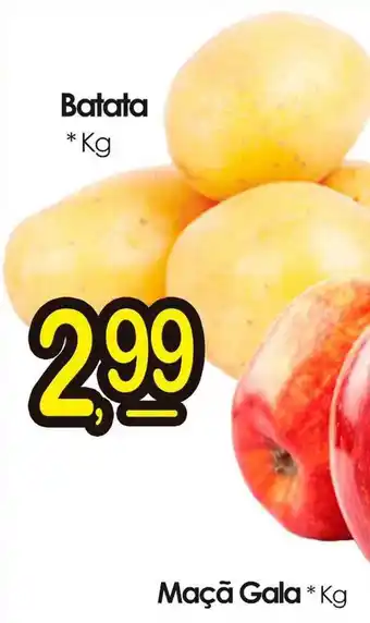 Batata kg maçã gala kg