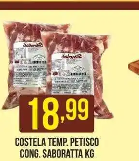 Costela temp. petisco cong. saboratta