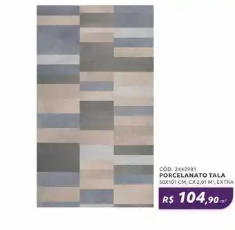 Telhanorte Porcelanato tala oferta